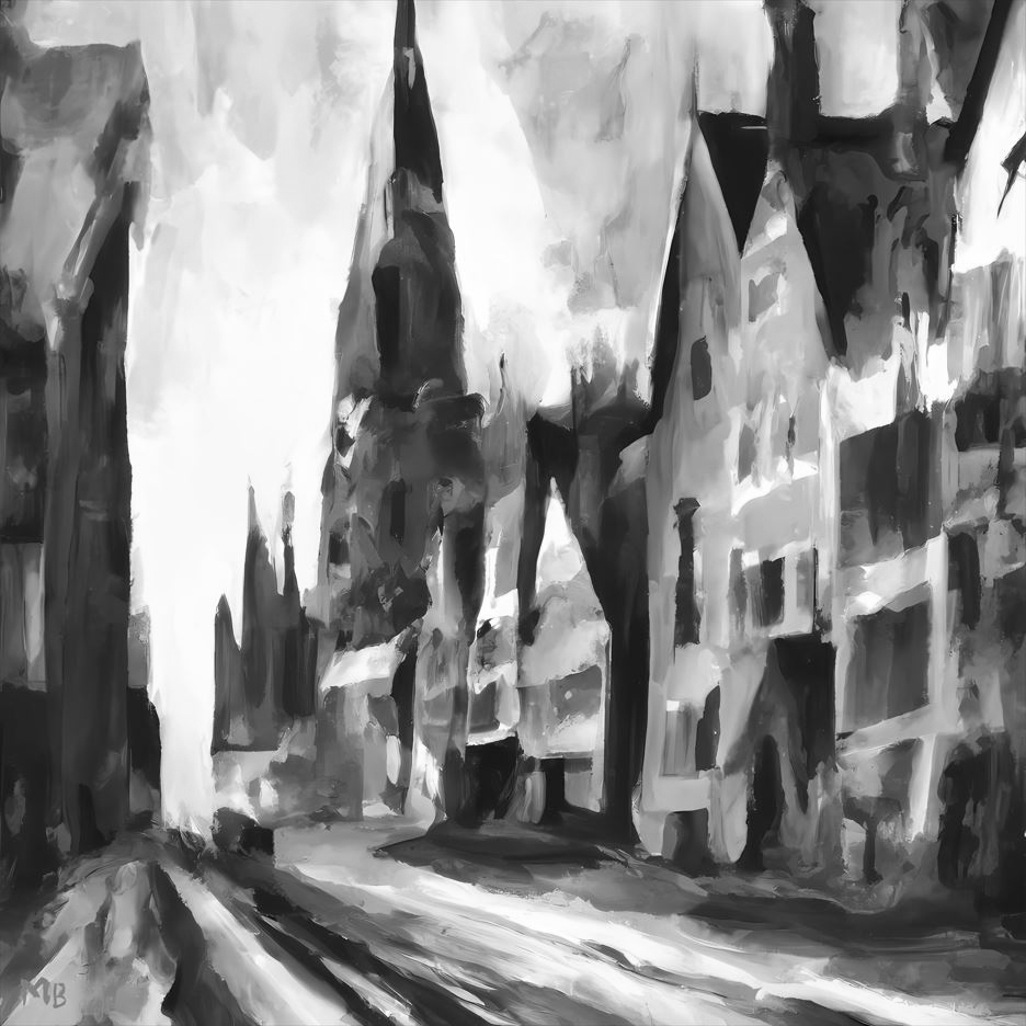 CY-016-CITY-BW, Künstler MB, Markus Botzenhart, Ulm